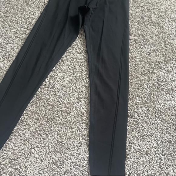 {offline by aerie} black goals workout leggings with velvet striped detail - Picture 3 of 11